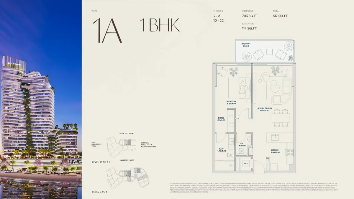 1 BR - Type A